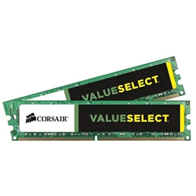 Afbeelding van Corsair CMV8GX3M2A1333C9 Value Select 8GB (2 x 4 GB) DDR3 1333 MHz CL9 standaard desktop geheugen