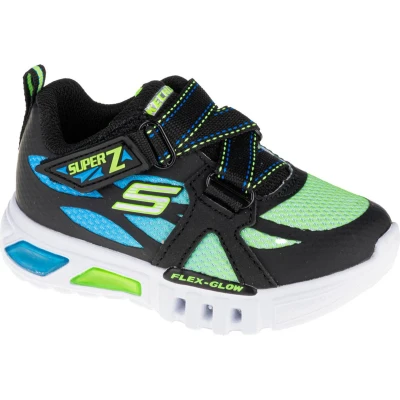 Afbeelding van Skechers Flex Glow Lowex 400015N BBLM, voor een jongen, Zwart, Sneakers,Sportschoenen, maat: 21