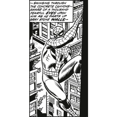 Afbeelding van Komar Vliesbehang Spider Man Classic Climb 100x200 cm (breedte x hoogte)