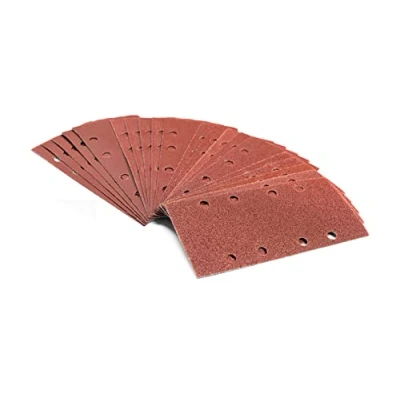 Afbeelding van Schuurboogset, 60 stuks, 93 x 190 mm, elk 10 korrel 40/60/80/120/180/240, zelfklevend, voor vlakschuurmachines, schuurpapier, schuurvellen, by FD Workstuff