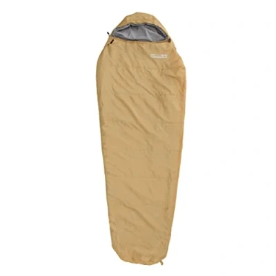 Afbeelding van Where Tomorrow slaapzak Small and Light ultralicht 700 g, kleine verpakkingsmaat 26 x 14 cm, ideale warmteregulering 220 80 50 cm voor outdoor, camping, tenten curry