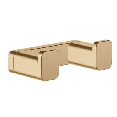 Afbeelding van Hansgrohe AddStoris dubbele handdoekhaak Brushed
