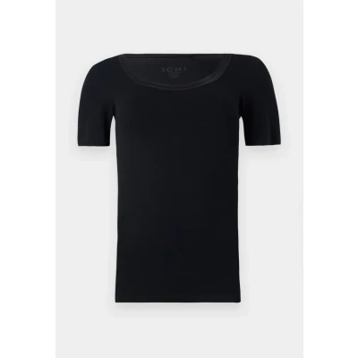 Afbeelding van ICHI Ihzola SS Tshirt basic, Dames, Maat: Small, Black