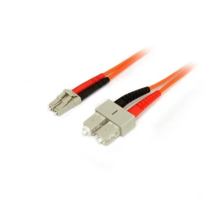 Afbeelding van StarTech.com 1m Multimode 50/125 Duplex Glasvezel Netwerkkabel LC SC