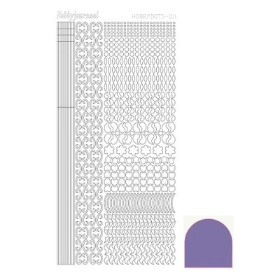 Afbeelding van Hobbydots sticker Mirror Violet