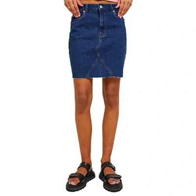 Afbeelding van JACK &amp; JONES Dames JJXX JXHAZEL Short Rok HW RH AKM LN Rock, Medium Blauw Denim/Detail:AKM2, M