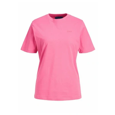 Afbeelding van JJXX ANNA SS REG Every Small LOGO NOOS Tshirt basic, Dames, Maat: Small, Carmine rose