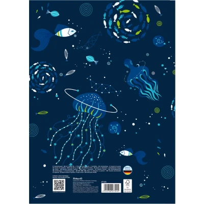 Afbeelding van Pelikan 277013, Conventionele hechtmap, A3, Karton, Blauw
