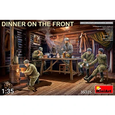 Afbeelding van 1:35 MiniArt 35325 Dinner on the Front Plastic Modelbouwpakket