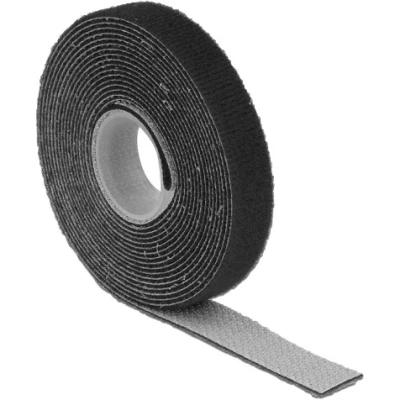 Afbeelding van Delock 18709 Klittenband op rol L 1 m x B 13 mm zwart