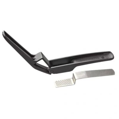 Afbeelding van knoflookpers, roestvrij staal, zwart, 17,5 cm