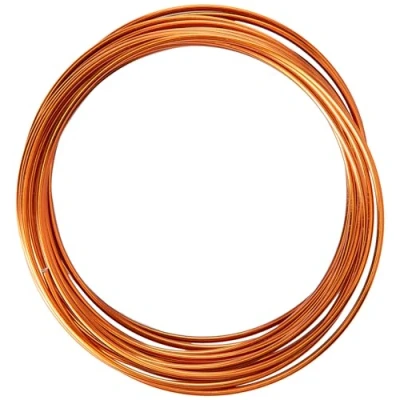 Afbeelding van Vaessen Creative Aluminium draad 2 mm 5 m koper, oranje/koperkleurig, m,