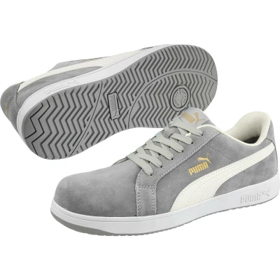 Afbeelding van Puma Icon Suede Grey Laag S1P 640030 Grijs 39