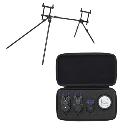 Afbeelding van Prologic C Series Pro Alarm Set 2+1+1 (Incl. Gratis Long Legs 2 Rodpod) Karperset