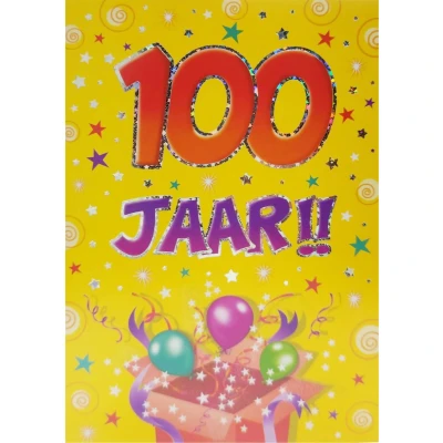 Afbeelding van Kaart That funny age 100 jaar TFA123