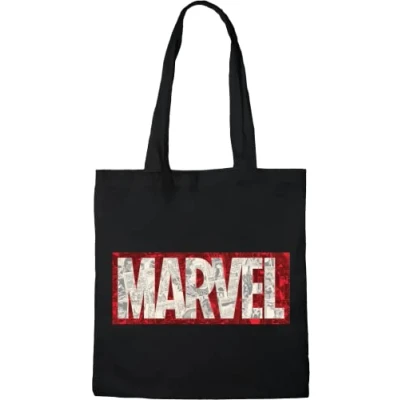 Afbeelding van Marvel BWMARCOBB001 Tote Bag Logo zwart, 38 x 40 cm, Utility