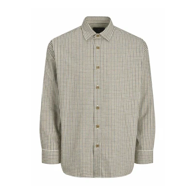 Afbeelding van Jack &amp; Jones Premium WIDE FIT Overhemd, Heren, Maat: Small, Cloud dancer