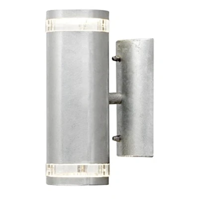 Afbeelding van Konstsmide Modena Wandspot twin triade strip 230V GU10 zink
