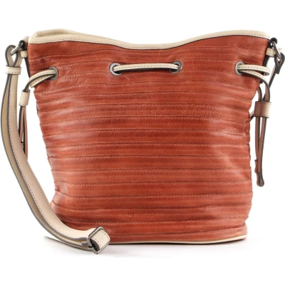 Afbeelding van FREDsBRUDER Leren Schoudertas Cruise Collection Countryside Life Bag Blush Bruine