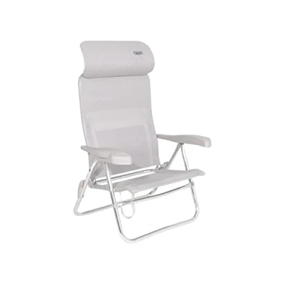 Afbeelding van Crespo Strandstoel AL/205 Compact Licht grijs