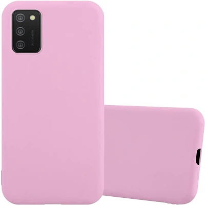 Afbeelding van Cadorabo Hoesje geschikt voor Samsung Galaxy A02s in CANDY ROZE Beschermhoes TPU silicone Case Cover