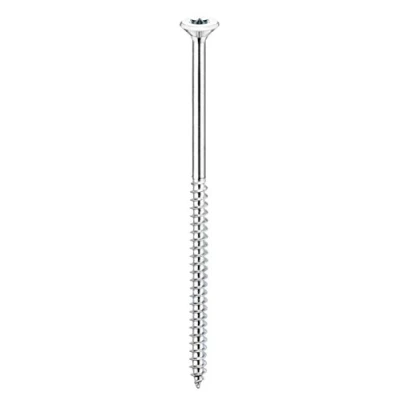 Afbeelding van Connex Universele schroeven 5,0 x 100 mm 1 kg grootverpakking verzonken kop TX Torx aandrijving gedeeltelijke schroefdraad blauw verzinkt/schroevenset/schroeven in zak / KL3245099
