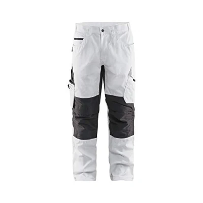 Afbeelding van Blåkläder 1095 Schilderswerkbroek Met Stretch Wit/Donkergrijs 50
