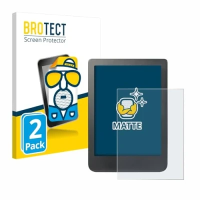 Afbeelding van BROTECT (2 Stuks) Antireflecterende Beschermfolie voor Kobo Clara HD (6&quot;) / BW/Colour Anti Glare Screen Protector, Mat, Ontspiegelend