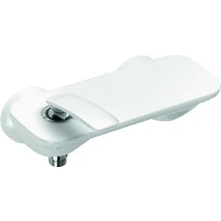 Afbeelding van Kludi balance douchekraan zonder omstel met koppelingen hoh 15cm wit 527109175