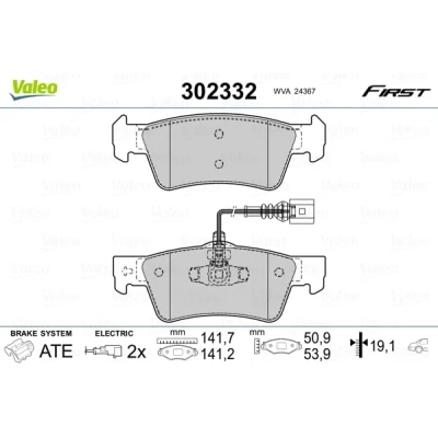 Afbeelding van Valeo Remblokset 302332