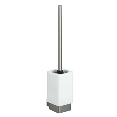 Afbeelding van Wenko Toiletborstel Montella 40 Cm Aluminium Wit/grijs