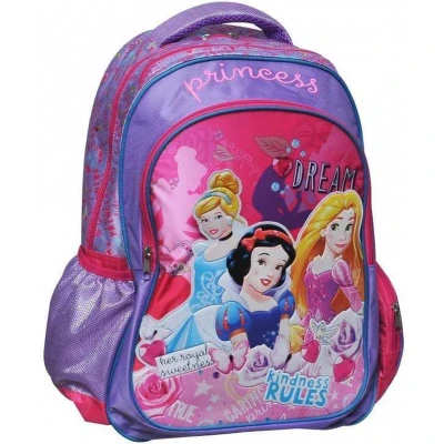 Afbeelding van Disney Princess Rugzak 46 cm hoogte 3 vakken A4 map formaat Kwalitatief Hoogwaardig model