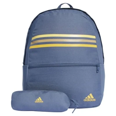 Afbeelding van adidas Unisex&#039;s klassieke horizontale tas met 3 strepen, één maat, Preloved Ink/Semi Spark, Eén maat