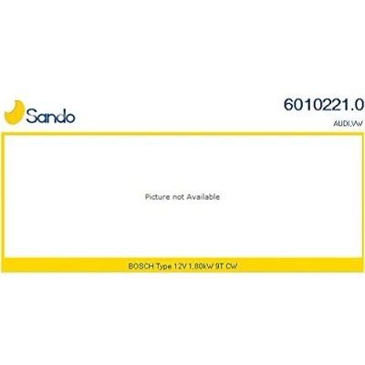 Afbeelding van Sando 6010221.0 Startmotor