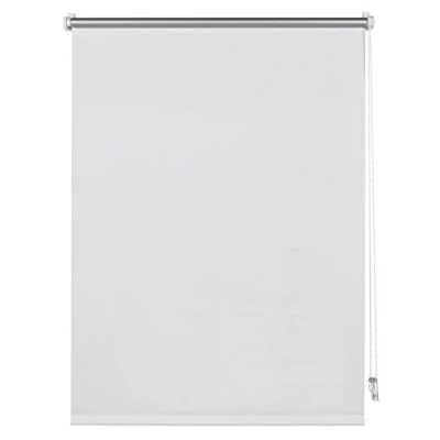 Afbeelding van Deco Company thermo rolgordijn met achterzijde om te klemmen, optimale lichtreflectie, energiebesparend, ondoorzichtig, alle montageonderdelen inbegrepen, wit, 80 x 150 cm (BxH)
