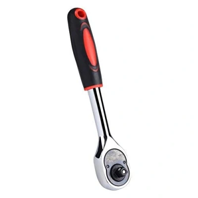 Afbeelding van Snelle release 1/4 Inch Drive Swivel Head Ratchet Socket moersleutel Bike Auto Reparatie Hand Tool Hot