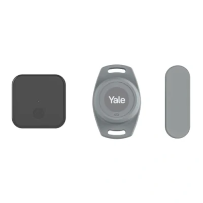 Afbeelding van Yale Slimme Opener voor poortdeuren 05/102310/BW Inclusief Deur positiesensor en magneet Geïntegreerde WiFi verbinding Openen op afstand Gedeelde toegang Gemakkelijke installatie