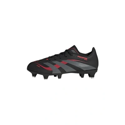 Afbeelding van adidas Uniseks Kind PREDATOR LEAGUE Soft Ground Football boots Kids, core black/grey four/lucid red, 36 EU