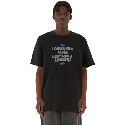 Afbeelding van Upscale by Mister Tee LIKE A Legend Tshirt print, Heren, Maat: Large, Black