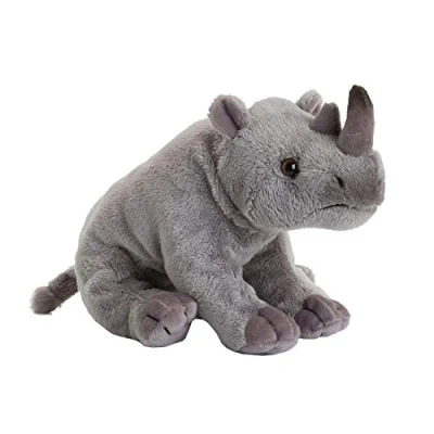 Afbeelding van WWF WWF00350 pluche neushoorn, realistisch vormgegeven dier, ca. 18 cm groot en heerlijk zacht