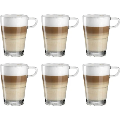 Afbeelding van Leonardo Latte Macchiatoglazen Senso 350 ml 6 stuks