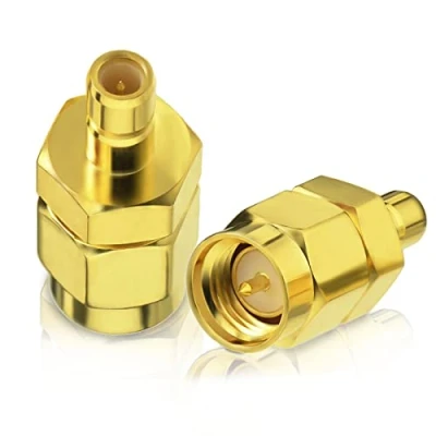 Afbeelding van Bingfu DAB Aerial SMA Adapter SMB Male to Connector 2 Kit for JVC Alpine AiliTech Pioneer Clarion Kenwood Panasonic Pure Revo Radio