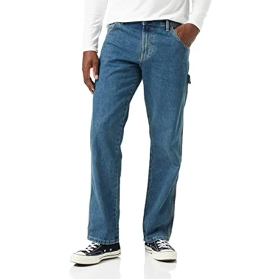 Afbeelding van Dickies Carpenter Spijkerbroek, losse, rechte pasvorm, voor heren, 36W / 32L