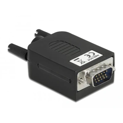 Afbeelding van Delock Adapter VGA 15 pins mannelijk naar aansluitblok 10 met be