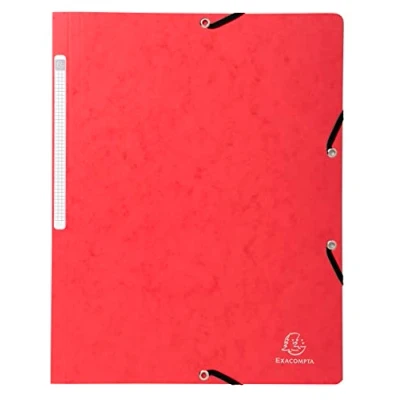 Afbeelding van Exacompta Nature Future Elastische mappen zonder flap 25 stuks. Rood