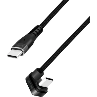 Afbeelding van LogiLink USB kabel 2.0 C stekker 2.00 m Zwart CU0191