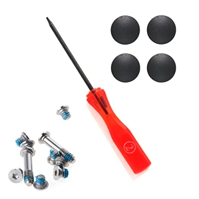 Afbeelding van Padarsey 4 x rubberen voetjes + 10 schroeven 1 5 punts pentalobe schroevendraaierset, compatibel met MacBook Air A1370 A1369 A1465 A1466 27,9 cm 33 (11 inch) Air)