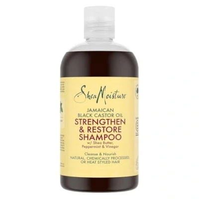 Afbeelding van Shea Moisture Jamaican Black Castor Oil Strenghten &amp; Restore Shampoo 384 ml