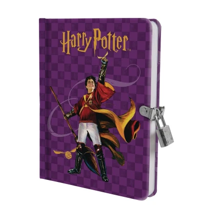 Afbeelding van HARRY POTTER QUDDITCH LOCK &amp; KEY DIARY