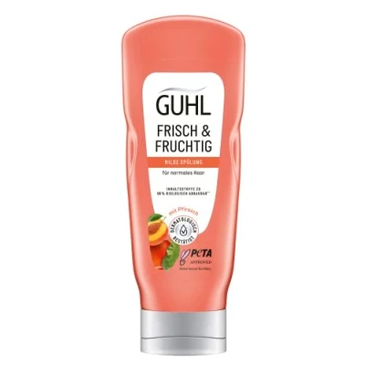 Afbeelding van Guhl Vers &amp; fruitig milde spoeling Inhoud: 200 ml Haartype: normaal